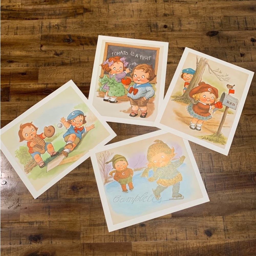 Vintage Campbell’s Soup Ser of 4 Prints